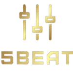 5 beat logo gold blank